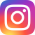 Logo instagram, quadrado colorido, laranja e roxo